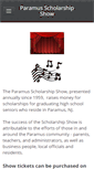 Mobile Screenshot of paramusscholarshipfundshow.org